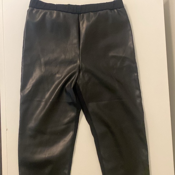 Polo Ralph Lauren -Girls vegan leather Leggings - sz 8-10 - Picture 3 of 4